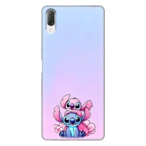 Чехол с рисунком «Энджл и Стич» для Sony Xperia L3