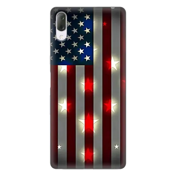 Чехол с рисунком «Флаг США 2» для Sony Xperia L3 Чехол с рисунком «Флаг США 2» для Sony Xperia L3