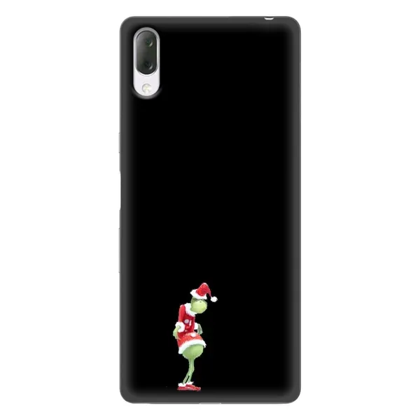 Чехол с рисунком «Гринч на чорном» для Sony Xperia L3 Чехол с рисунком «Гринч на чорном» для Sony Xperia L3