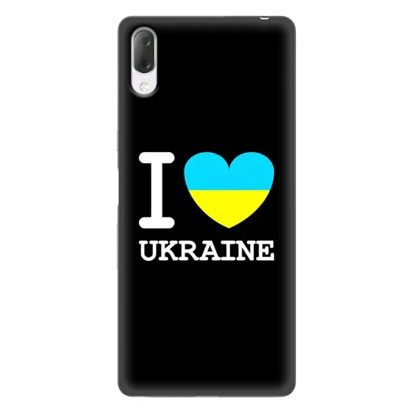 Чехол с рисунком «I Love Ukraine» для Sony Xperia L3 Чехол с рисунком «I Love Ukraine» для Sony Xperia L3