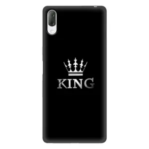 Чохол (Корона на чорному фоні) для Іксперія Л3 (KING)
