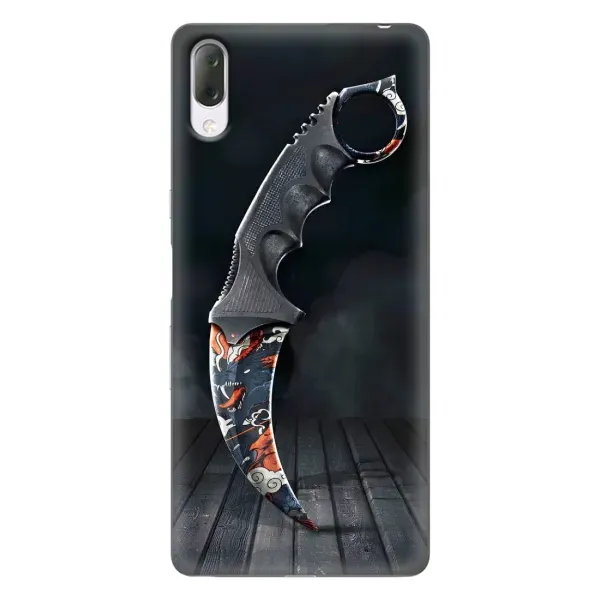 Чехол с рисунком «Кинжал КС ГО» для Sony Xperia L3 Чехол с рисунком «Кинжал КС ГО» для Sony Xperia L3