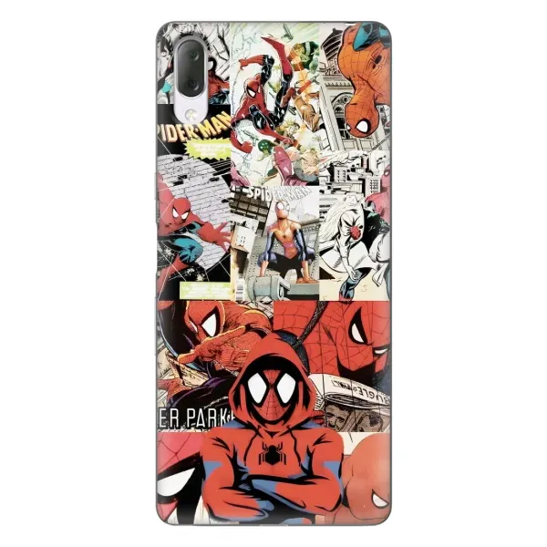 Чехол с рисунком «Комикс Паука» для Sony Xperia L3 Чехол с рисунком «Комикс Паука» для Sony Xperia L3