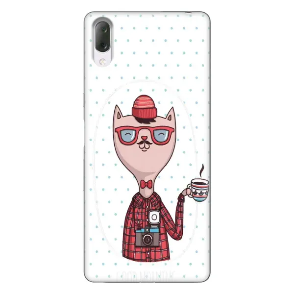 Чехол с рисунком «Кот аристократ» для Sony Xperia L3 Чехол с рисунком «Кот аристократ» для Sony Xperia L3