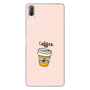 Чехол с изображением вкусной еды для Sony Xperia L3 (Кружка кофе)