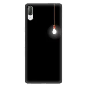 Чохол з картинками на чорному фоні для Sony Xperia L3 (Лампочка)