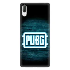 Чехол (TPU) с картинкой "Лого Пабг" на Хпериа Л3 (Лого PUBG)