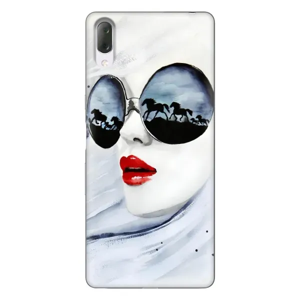 Чехол с рисунком «Любительница коней» для Sony Xperia L3 Чехол с рисунком «Любительница коней» для Sony Xperia L3