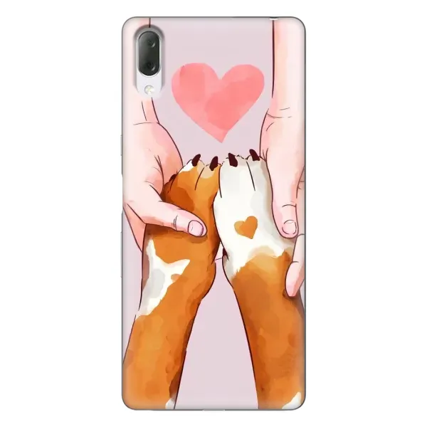 Чехол с рисунком «Любовь к собакам» для Sony Xperia L3 Чехол с рисунком «Любовь к собакам» для Sony Xperia L3