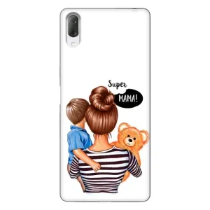 Чехлы для МАМЫ на Sony Xperia L3 (Мама и сын)