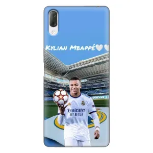 Чехол (TPU) с Футболистом на Sony Xperia L3 (Mbappe Real)