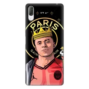 Чехол (TPU) с Футболистом на Sony Xperia L3 (Mbappe King)