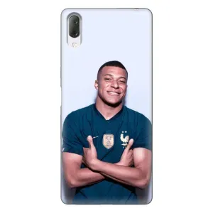 Чехол (TPU) с Футболистом на Sony Xperia L3 (Мбаппешичка)