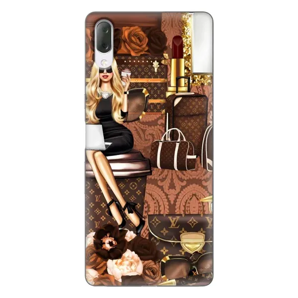 Чехол с рисунком «Мода Луи Виттон» для Sony Xperia L3 Чехол с рисунком «Мода Луи Виттон» для Sony Xperia L3