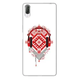 Силиконовый Чехол на Sony Xperia L3 с картинкой Вышиванки (Модная вышиванка)