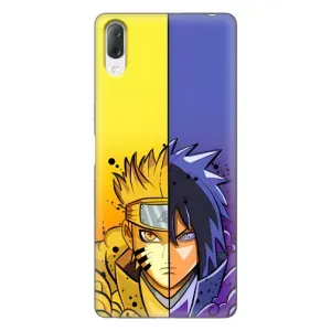 Купить Чехлы на телефон с принтом Anime для Sony Xperia L3 (Naruto Vs Sasuke)