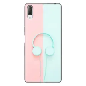 Девчачий Чехол для Sony Xperia L3 (Наушники)