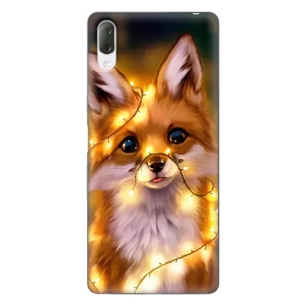 Чехол с рисунком «Новогодний лисенок» для Sony Xperia L3 Чехол с рисунком «Новогодний лисенок» для Sony Xperia L3