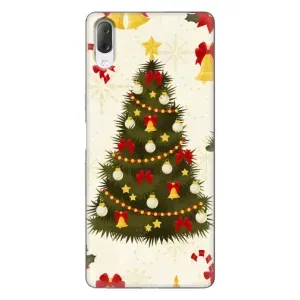Чехол Новогодняя Елка на Sony Xperia L3 (Новогодний принт)