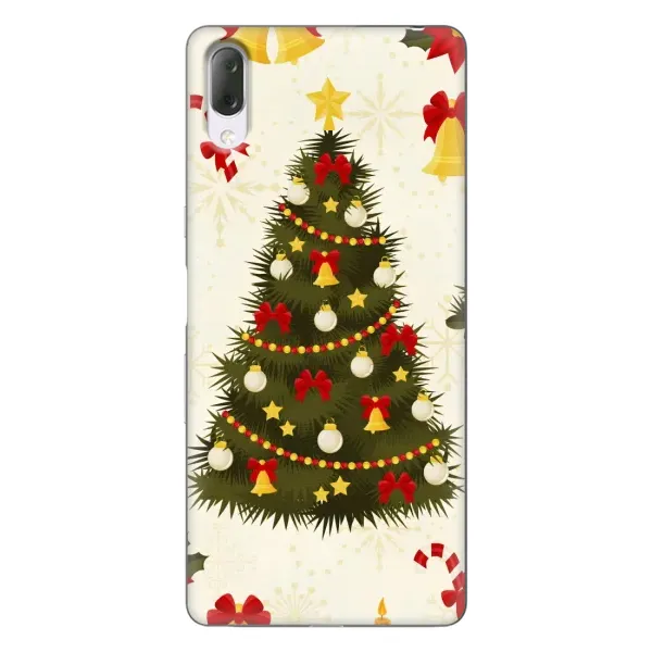 Чехол с рисунком «Новогодний принт» для Sony Xperia L3 Чехол с рисунком «Новогодний принт» для Sony Xperia L3