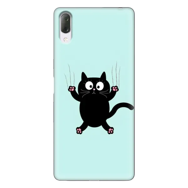 Чехол с рисунком «Падающий кот» для Sony Xperia L3 Чехол с рисунком «Падающий кот» для Sony Xperia L3