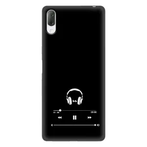 Чохол з картинками на чорному фоні для Sony Xperia L3 (Плеєр)