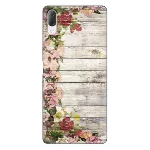 Чехлы с тематикой "ЦВЕТЫ" на Sony Xperia L3 (Плетущиеся цветы)