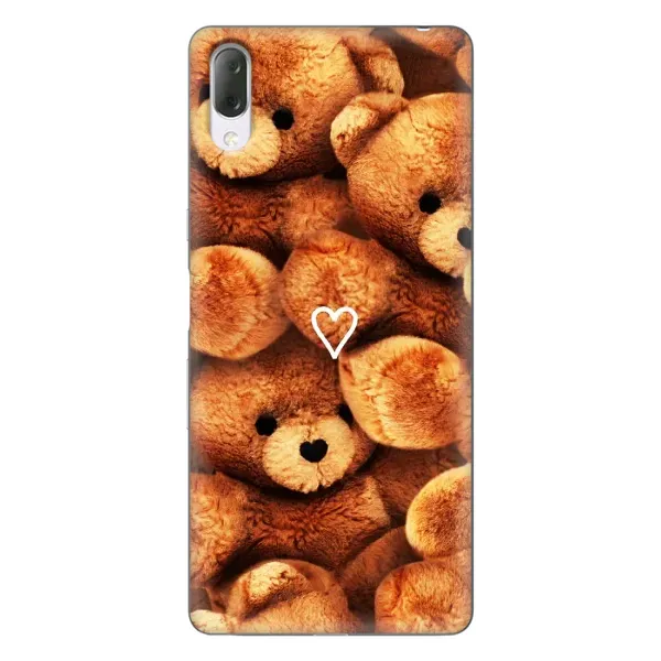 Чехол с рисунком «Плюшевый медвеженок» для Sony Xperia L3