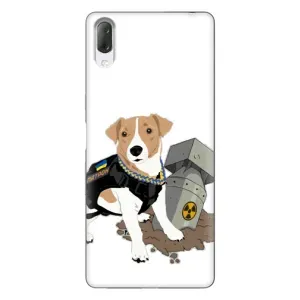 Чехол с принтом Собаки Патрон для Sony Xperia L3 (Пёс Патрон с ракетой)