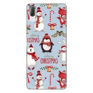 Чехол Санта Клаус для Sony Xperia L3 (Рождественский)