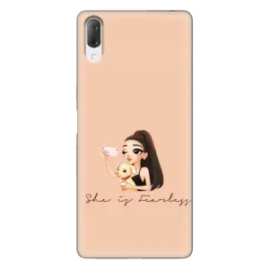 Силіконовый Чохол на Sony Xperia L3 з картинкой Модных девушек (З собакою)