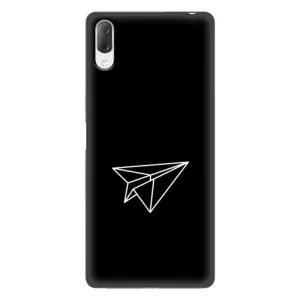Чохол з картинками на чорному фоні для Sony Xperia L3 (Літак)