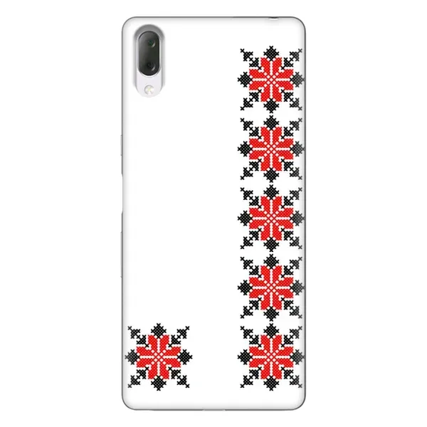 Чехол с рисунком «Силуэт вышиванки» для Sony Xperia L3 Чехол с рисунком «Силуэт вышиванки» для Sony Xperia L3