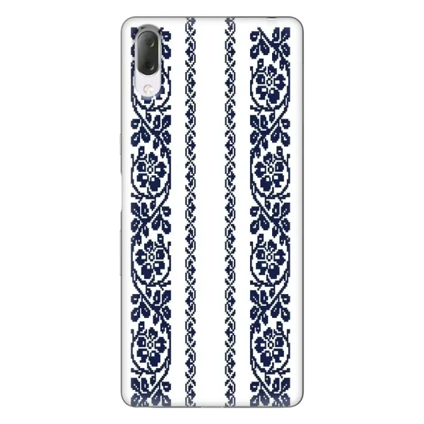 Чехол с рисунком «Синяя вышиванка» для Sony Xperia L3 Чехол с рисунком «Синяя вышиванка» для Sony Xperia L3