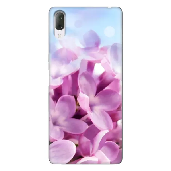 Чехол с рисунком «Сиреневые цветы» для Sony Xperia L3 Чехол с рисунком «Сиреневые цветы» для Sony Xperia L3