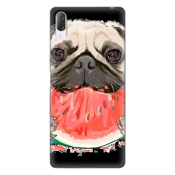 Чехол с рисунком «Смешной Мопс» для Sony Xperia L3 Чехол с рисунком «Смешной Мопс» для Sony Xperia L3