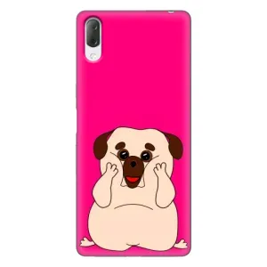 Чохол (ТПУ) Милі песики для Sony Xperia L3 (Веселий Мопсік)