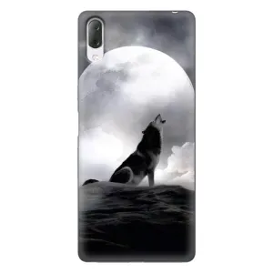 Чохол з Вовком на Sony Xperia L3 (Вовк і місяць)