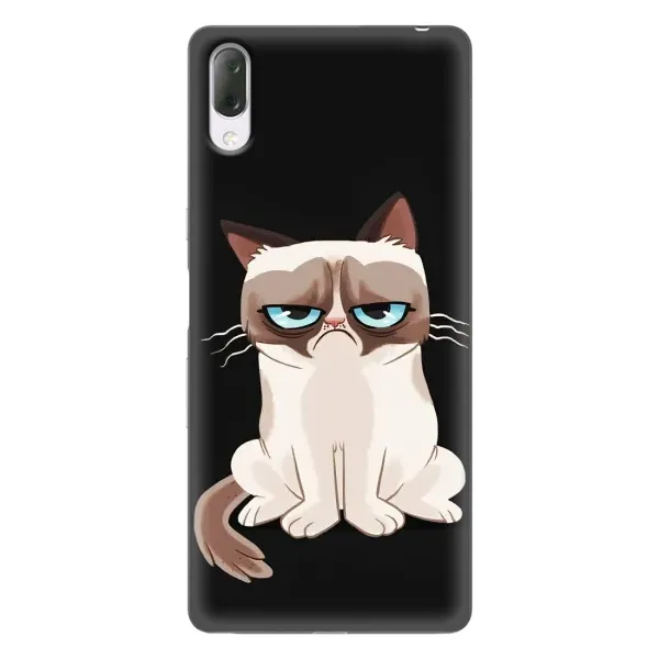 Чехол с рисунком «Взгляд кота» для Sony Xperia L3 Чехол с рисунком «Взгляд кота» для Sony Xperia L3