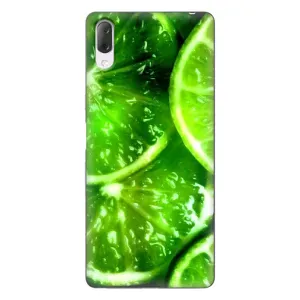 Чехол с изображением вкусной еды для Sony Xperia L3 (Яркий ЛАЙМ)