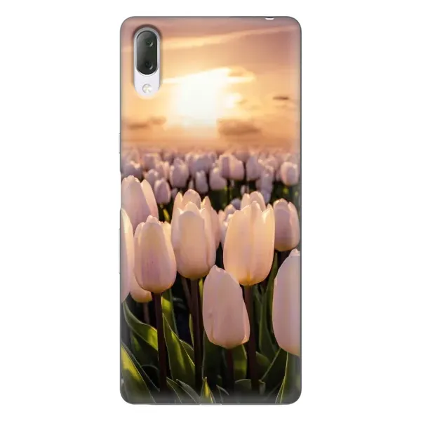 Чохол з малюнком «Захід з квітами» для Sony Xperia L3 Чохол з малюнком «Захід з квітами» для Sony Xperia L3