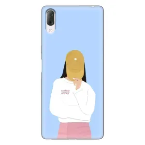 Силіконовый Чохол на Sony Xperia L3 з картинкой Модных девушек (Жовта кепка)