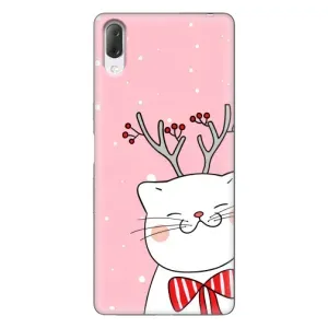 Чохол на тематику: Коти для Sony Xperia L3 (Зимовий кіт)