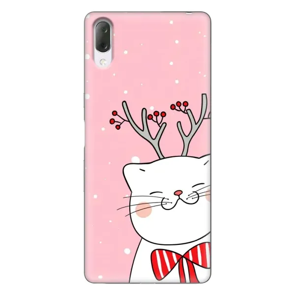 Чехол с рисунком «Зимний кот» для Sony Xperia L3 Чехол с рисунком «Зимний кот» для Sony Xperia L3