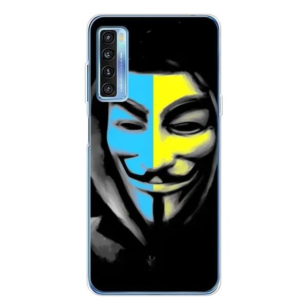 Чехол с рисунком «Анонимус патриот» для TCL 20L Plus Чехол с рисунком «Анонимус патриот» для TCL 20L Plus
