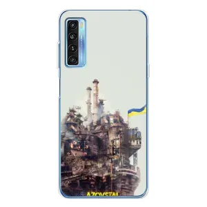 Чехлы на военную тематику для TCL 20L Plus (Азовсталь)