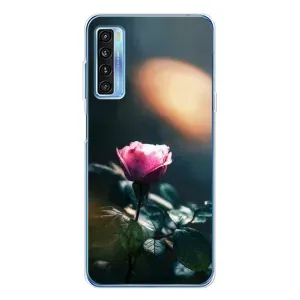 Чохли з принтом Троянд для TCL 20L Plus (Квітка нічна)