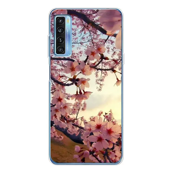 Чехол с рисунком «Цветущая сакура» для TCL 20L Plus Чехол с рисунком «Цветущая сакура» для TCL 20L Plus