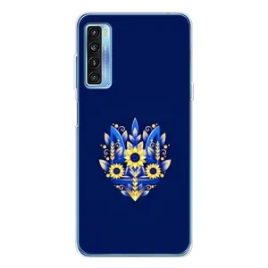 Чехол Укр Символика для TCL 20L Plus (Цветущий Герб)