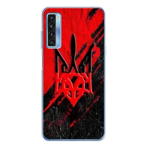 Чехол Укр Символика для TCL 20L Plus (Герб Украины)
